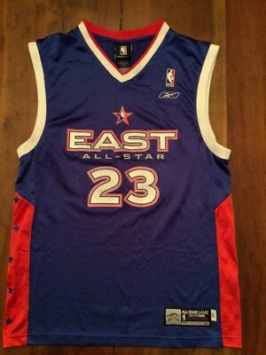 2005 All Star Vintage Cleveland Cavaliers Lebron James #23 Jersey Mens Small - Image 1 of 4