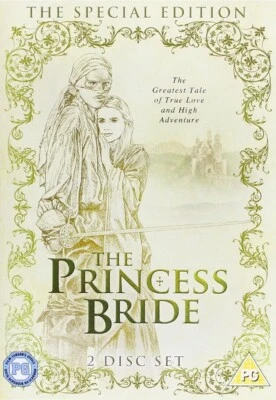 The Princess Bride DVD Robin Wright Peter Falk Mandy Patinkin NEW REGION 2 UK - Image 1 of 2