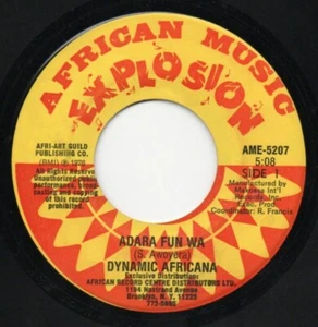 Dynamic Africana - Adara Fun Wa / Money Govern The World - AME 7" 1976 Afro Funk - Picture 1 of 2