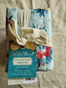 Pioneer Womans King Size Sham Set Sweet Romance Blossoms - Picture 1 of 4
