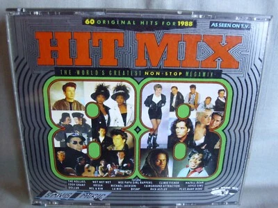Hit Mix 88- STYLUS MUSIC- Megamix mit 60 Hits- 2-CD- Box- WIE NEU - Bild 1 von 2