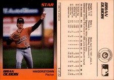 Brian DuBois 1989 Star Hagerstown Suns #5 Card *AutographDen*