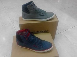 Herrenschuhe SHOES JJ CARDIFF DENIM HIGH TOP CORE Jack & Jones 40 41 42 43 44 45 - Bild 1 von 3