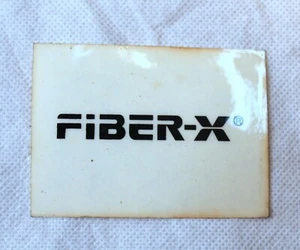 Vintage FIBER-X Black Golf Club Shaft Sticker (1)  NOS - Picture 1 of 1