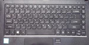 Acer Travelmate P449-MG Handballenauflage Touchpad-Tastatur-Bluetooth-Lautsprecher UK schwarz - Bild 1 von 3