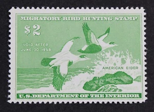 CKStamps: US Federal Duck Stamps Collection Scott#RW24 $2 Mint NH OG - Picture 1 of 2