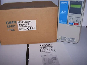 Omron Yaskawa AC Drive P5 + series CIMR-P5U40P41F CIMR-P5U40P 1HP New - Picture 1 of 4