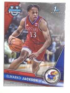 2023-24 Bowman University Chrome Basketball RC #41 Elmarko Jackson - Picture 1 of 2