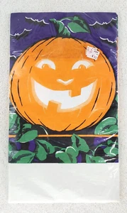 Nuevo de Lote Antiguo Fiesta Creaciones Halloween Mantel -48" x 88" - Jack o Linterna - Imagen 1 de 4