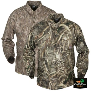 NEW BANDED GEAR TEC FLEECE HENLEY LONG SLEEVE L/S CAMO HUNTING SHIRT B1030006 - Picture 1 of 9