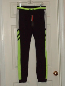 SCREENSHOT Gr. M STETCH TECH FLEECE HOSE P11955 Schwarz Weiß Grün Neu mit Etikett - Bild 1 von 6
