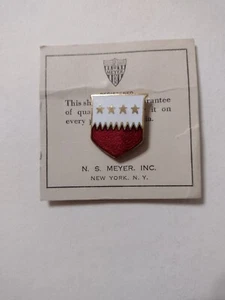 WW2 ARMY DUI DI UNIT CREST - 5th MEDICAL BN. ON N.S. MEYER CARD OF ISSUE:KY23-9 - Picture 1 of 2