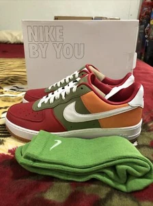 Sz 12 Nike Air Force 1 Seven Eleven Inspired By Nike Dunk.. Nike By You - Picture 1 of 13