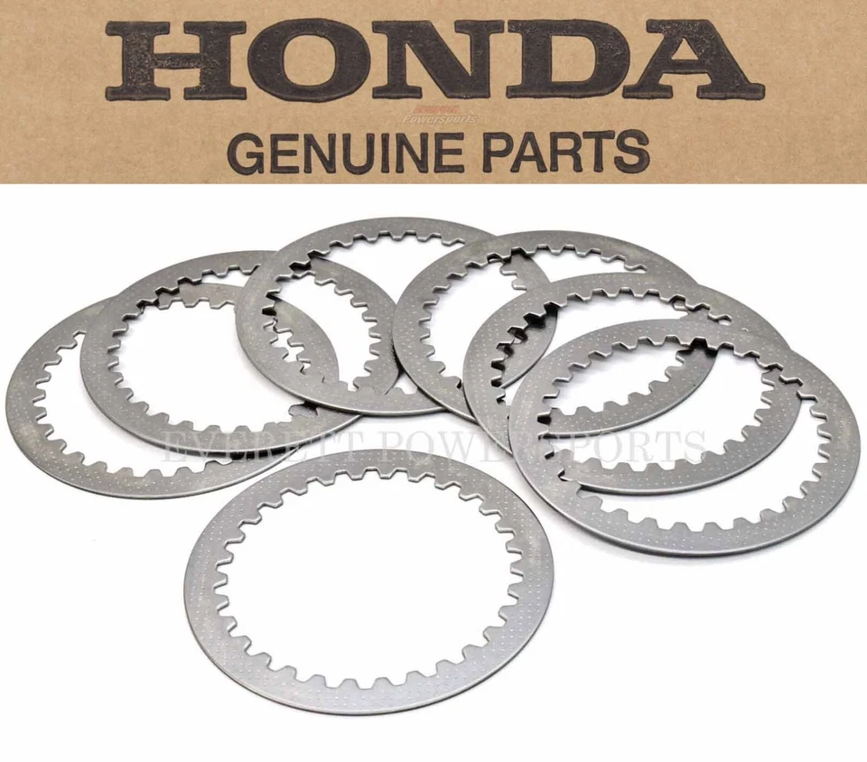 x7 Steel Clutch Plates 2002-2008 VTX1800 Plate Disc Set OEM Honda #J290 B - Image 1 of 2