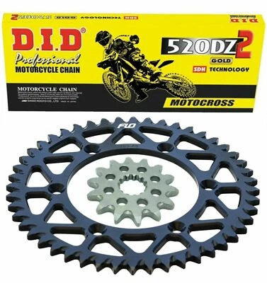 Suzuki RMZ250  REAR SPROCKET 13 51T COMBO D.I.D DZ2 520 CHAIN FLO - Image 1 of 4