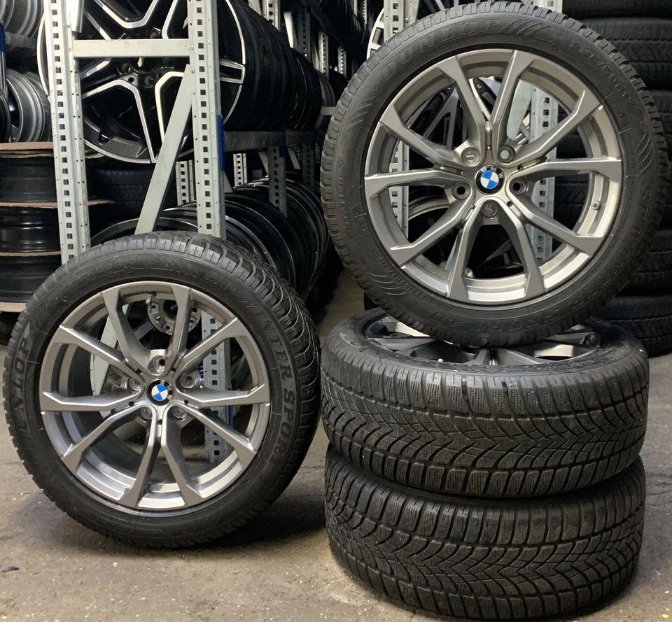 4 Orig BMW Winterräder Styling 776 225/50 R17 98V M+S 3er G20 G21 6883518 738 - Bild 1 von 4