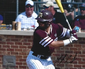 TEXAS A&M AGGIES BASEBALL STARS NICK BANKS KYLE SIMONDS BRIGHAM HILL SIGNED 8X10 - Picture 1 of 3