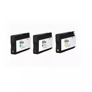 3 pk 951XL Ink Cartridges for HP officejet Pro 8600 Premium 8100 8600 8610 - Picture 1 of 1