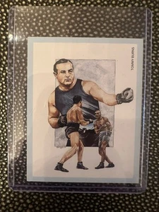 Tommy Burns - 1991 Victoria Gallery Heavyweights Boxing Card Gem Mint 💎 - Picture 1 of 2