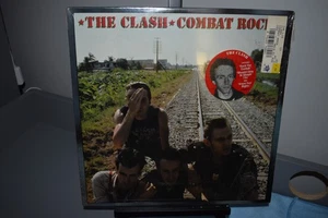 The Clash Combat Rock 1982 Epic FE 37689 LP Vinyl Record w/ Shrink Hype EX - Imagen 1 de 6
