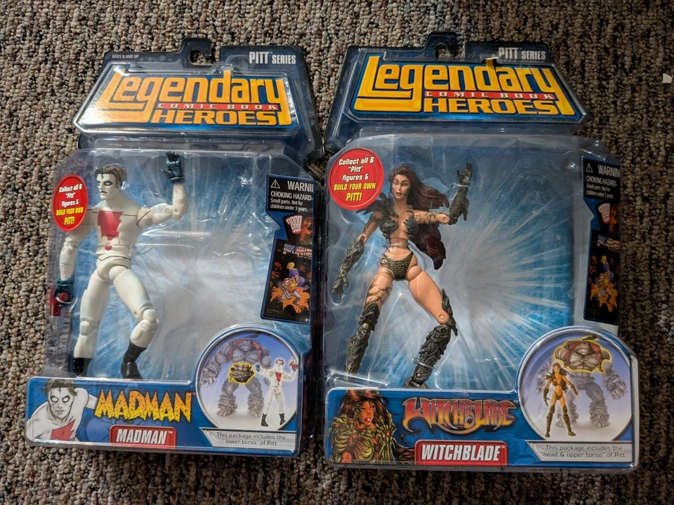 Nuevo cómic legendario héroes Witchblade Madman sin Pitt BAF Toybiz 2007 Foto 1 de 1