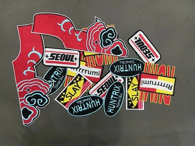 Kpop Demon Hunter Rummi Jacket Patch Set Embroidered Iron On DH Patch Collection - Image 1 of 4