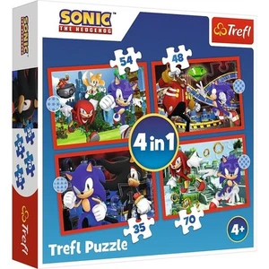 Puzzle 4in1: Sonic Abenteuer für Kinder ab 4 Jahren - Bild 1 von 1