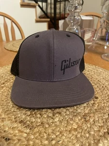 Gibson Charcoal Trucker SnapBack Hat - Picture 1 of 6