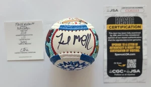 Salón de la fama Fred McGriff firmado Carter X 1/1 pintado a mano béisbol certificado de autenticidad JSA Braves - Imagen 1 de 8