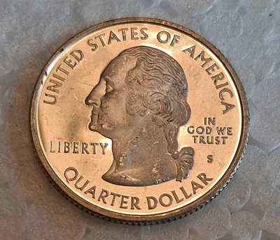 2008 - S  90% SILVER "Alaska" State Washington Quarter! Uncirculated  - Image 1 of 4