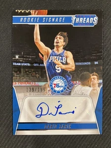 2016-17 Panini Threads #27 Dario Saric Rookie Signage /199 Philadelphia 76ers - Picture 1 of 2