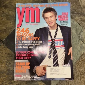 YM Magazine March 2004 Chad Michael Murray ~Jason Biggs~ Prom Fashion - Picture 1 of 7