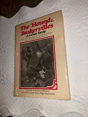 1st The Hound of the Baskervilles Sherlock Holmes facsmile A Conan Doyle HC 1975 Foto 1 de 4