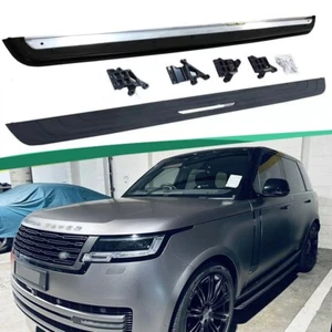 All Black Fixed Running Board Side Step Fits for Range Rover 2023-2025 SWB - Foto 1 di 16