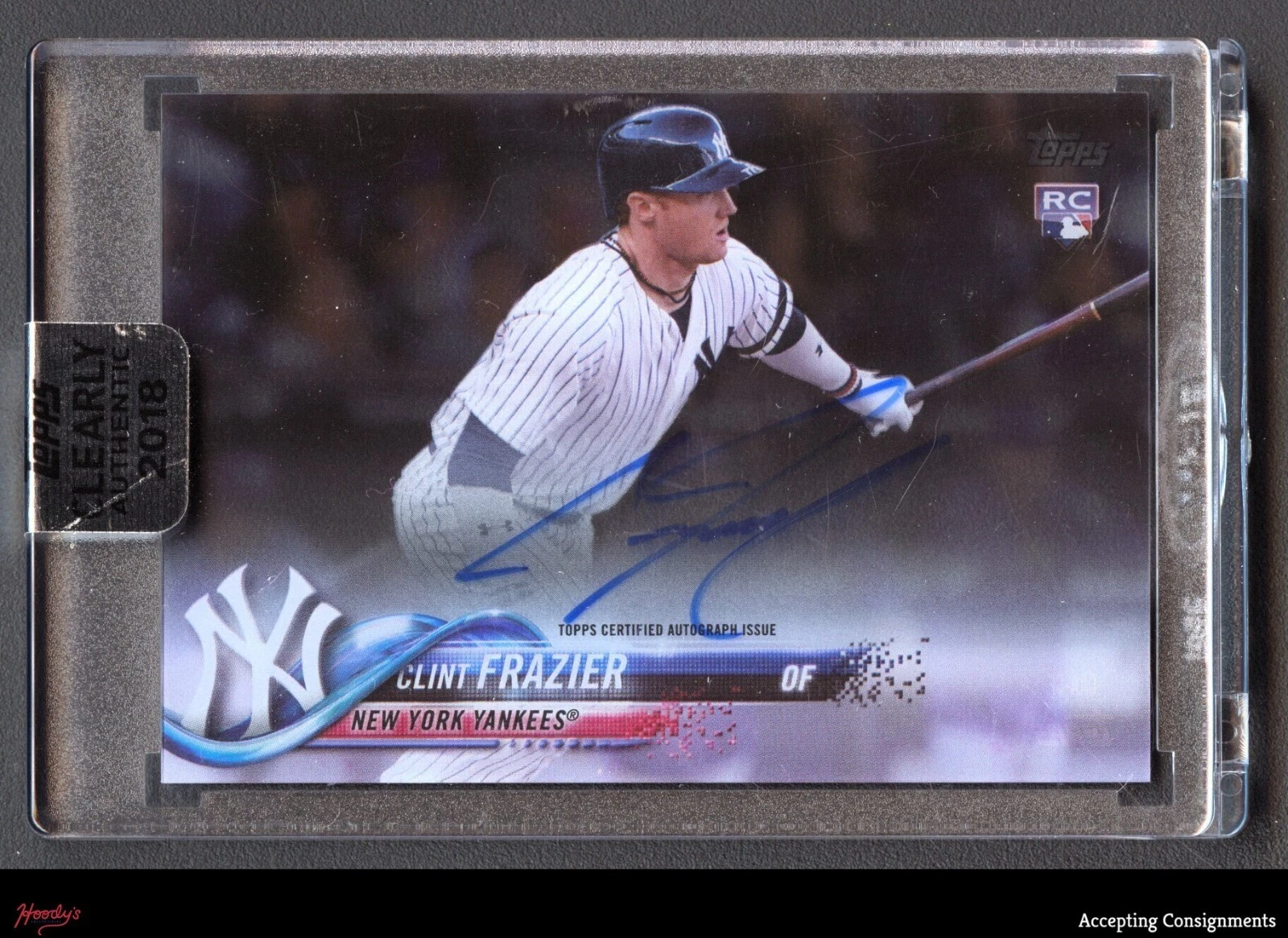 2018 Topps Clearly Authentic Autographs #CAACF Clint Frazier RC ROOKIE AUTO