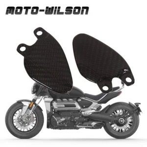 For Triumph Rocket III 2020 2021 Carbon Fiber Foot Lever Pedal Heel Guards Plate - Bild 1 von 10