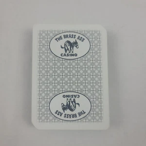 The Brass Ass Casino Used Playing Cards Cripple Creek Colorado Black Back - Picture 1 of 3