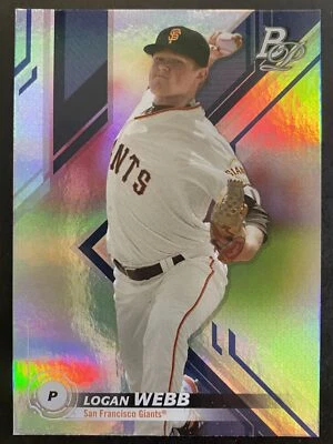 Logan Webb 2019 Bowman Platinum Top Prospects San Francisco Giants #TOP-30 - Image 1 of 2
