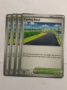 Pokemon Card 151 4x Playset Cycling Road 157/165 Near Mint - Picture 1 of 1