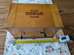 Antique Vintage Kodak Film Tank - 10" Wooden Kodak Film Tank Box 1914 - Picture 1 of 4