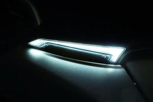 Kuryakyn Tracer Windshield Trim Lights Black - Picture 1 of 2