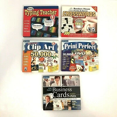 Vintage computer software Bundle 5  Cosmi Brand titles business & leisure NEW - Image 1 of 4