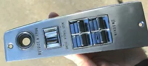 Cadillac Eldorado 1968 controladores maestro ventana eléctrica panel fabricante de equipos originales 9713968 - Imagen 1 de 12