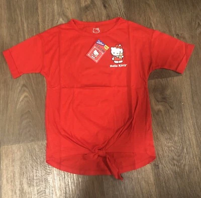 Camiseta Hello Kitty Niñas Niños Sanrio Company Talla Grande NUEVA CON ETIQUETAS E30 Foto 1 de 4