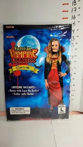 Kangaroo Victorian Vampire Countess Halloween Costume Youth Size Large 12-14 NIP - Picture 1 of 3