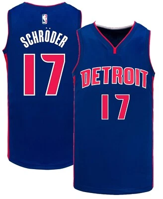 Dennis Schröder Detroit Pistons 2025 Season Herren Blau Basketball NBA Trikot - Bild 1 von 3