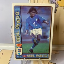 ABEL XABIER 264 - REAL OVIEDO - MUNDICROMO LEAGUE CHIPS 1996 1997 CARD