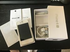 Apple iPhone 4s - 16GB - White (Unlocked) with original accessories and bag