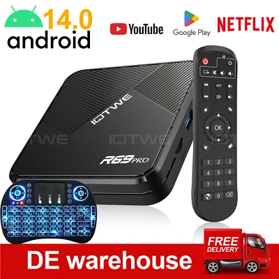 Netzwerk TV BOX Android14 8K Ultra 128 GB 1000M Media Player Octa Core Netflix - Bild 1 von 4