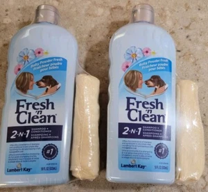 Pet-Ag Fresh ’n Clean Baby Powder Fresh Shampoo & Conditio - 18 oz - Moisturizes - Picture 1 of 5
